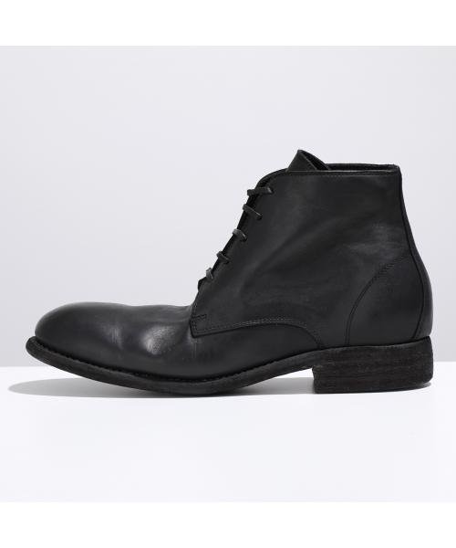 GUIDI レースアップブーツ 993 ホースレザー ショートブーツ GUIDI レースアップブーツ ホースレザー