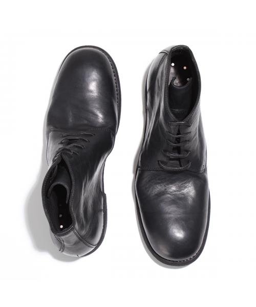 GUIDI レースアップブーツ 993 ホースレザー ショートブーツ GUIDI レースアップブーツ ホースレザー