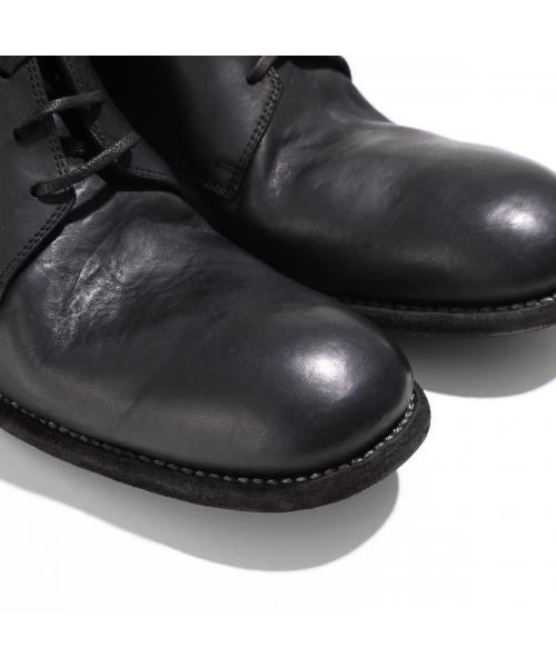 GUIDI レースアップブーツ 993 ホースレザー ショートブーツ GUIDI レースアップブーツ ホースレザー