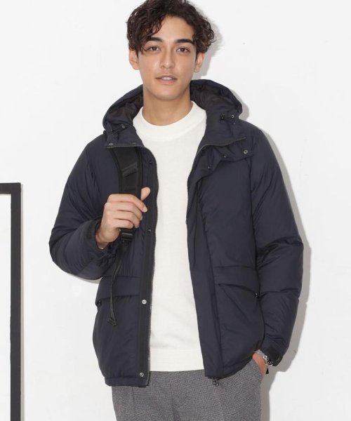 河田フェザーアーバンダウンセミロングジャケット KAWADA DOWN 表地には40Dの密度の高いマイクロタフタ素材を使用 ソフトでしなやな風合い 軽量性 撥水性