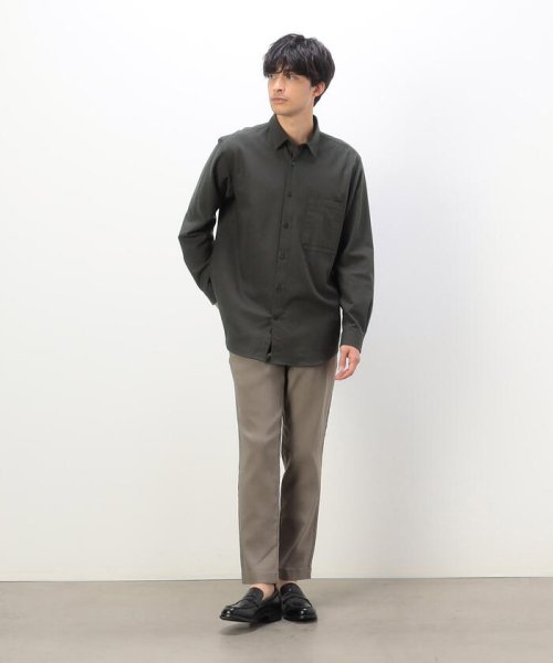 COMME CA ISM MENS(コムサイズム（メンズ）)/【ウォッシャブル】コットン フランネル ショート ポイントシャツ/img04