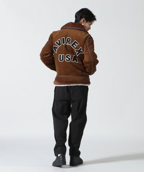 《WEB&DEPOT限定》CORDUROY B－3 JACKET / コーデュロイ B－3 ジャケット / AVIREX / アヴィレックス AVIREX WEB&DEPOT限定 CORDUROY B－3 JACKET コーデュロイ ジャケット Bust Waist Hips 178Chest 92Waist 76hips 95Shoes