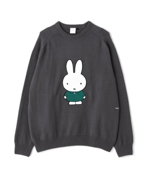 GARDEN(ガーデン)/POP TRADING COMPANY/Pop&Miffy Applique Knitted Crewneck/img08