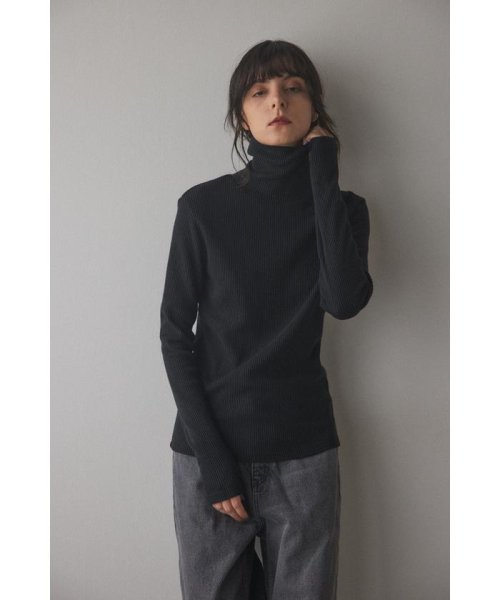 BLACK BY MOUSSY(ブラックバイマウジー)/manyway turtle neck tops/img10