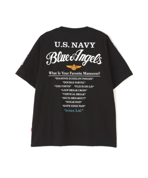 AVIREX(AVIREX)/BLUE ANGELS EMBROIDERY SHORTSLEEVE T－SHIRT/img04