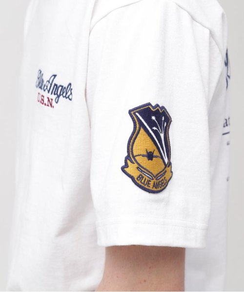 AVIREX(AVIREX)/BLUE ANGELS EMBROIDERY SHORTSLEEVE T－SHIRT/img16