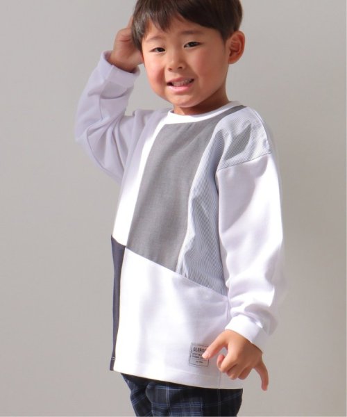 ikka kids(イッカ　キッズ)/ストライプ切り替えブロックスT（120〜160cm）/img04