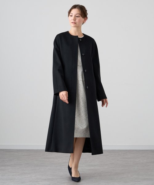 カシミヤノーカラーベルトコート 着用サイズ なし model