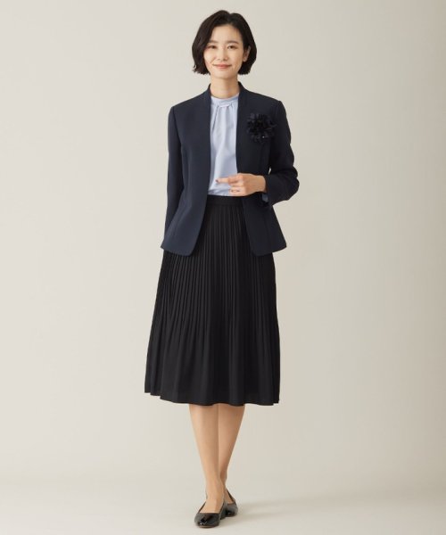 J.PRESS LADIES（LARGE SIZE）(J．プレス　レディス（大きいサイズ）)/【洗える】ノルディス2wayジョーゼット プリーツ スカート/img09