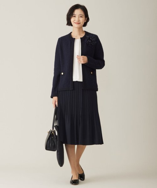 J.PRESS LADIES（LARGE SIZE）(J．プレス　レディス（大きいサイズ）)/【洗える】ノルディス2wayジョーゼット プリーツ スカート/img12