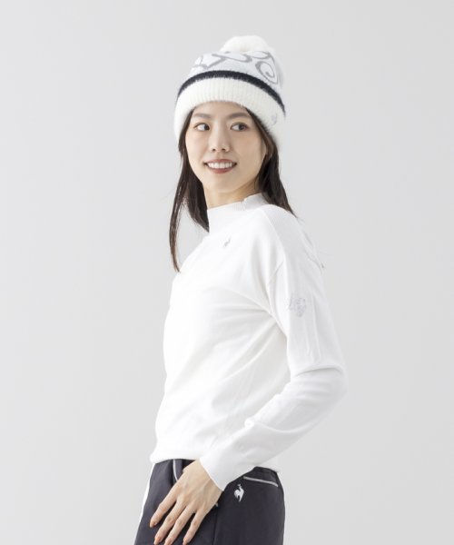 le coq sportif GOLF (ルコックスポルティフ（ゴルフ）)/ハイネックセーター【RIJOUME/リジューム グリッターコレクション】/img01