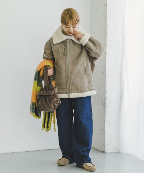 ITEMS URBANRESEARCH(アイテムズ アーバンリサーチ（レディース）)/B3ボアジャケット/img13