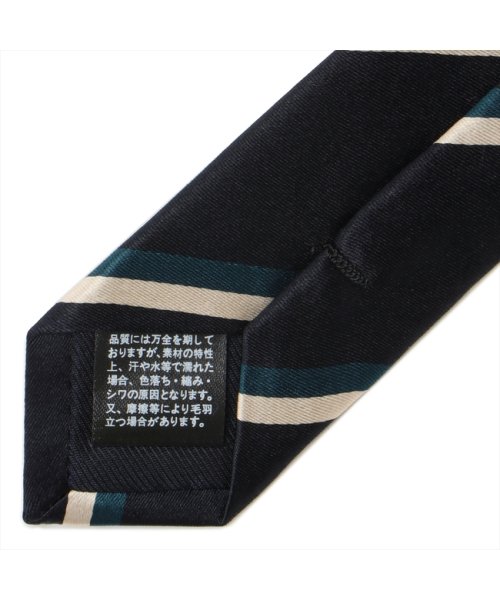 TOKYO SHIRTS(TOKYO SHIRTS)/ネクタイ 絹100% レジメンタル ネイビー ビジネス フォーマル/img04