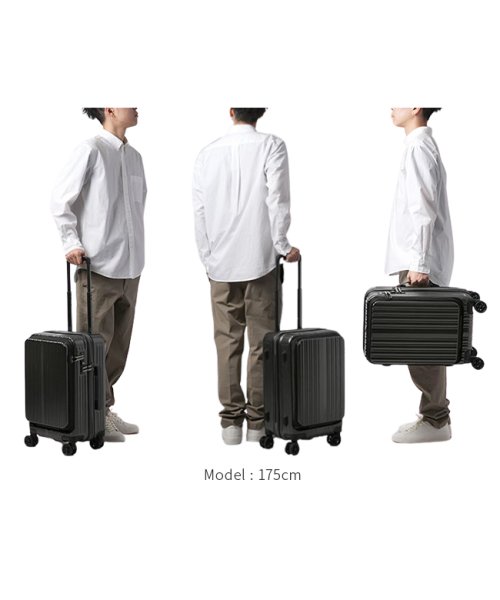 wise:ly(ワイズリー)/ワイズリー スパーク スーツケース 機内持込み 38L フロントオープン ストッパー 軽量 Sサイズ wise:ly 338－2450/img04