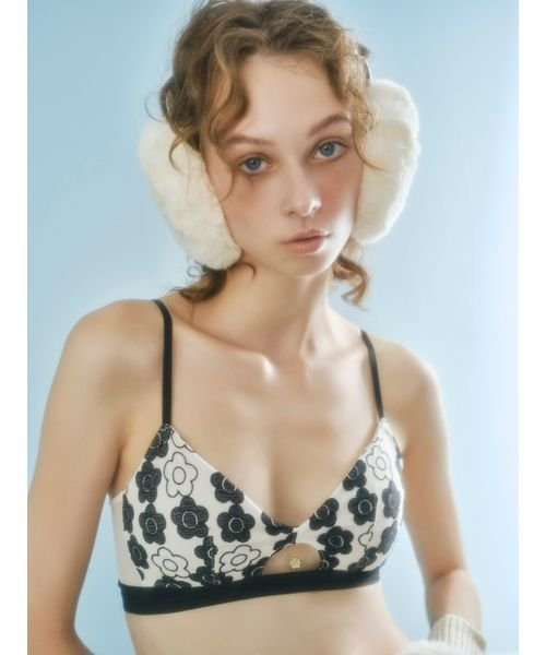 LILY BROWN Lingerie(LILY BROWN Lingerie)/【LILY BROWN×MARY QUANT】【LILY BROWN Lingerie】デイジーノンワイヤーブラ・ショーツセット/img01