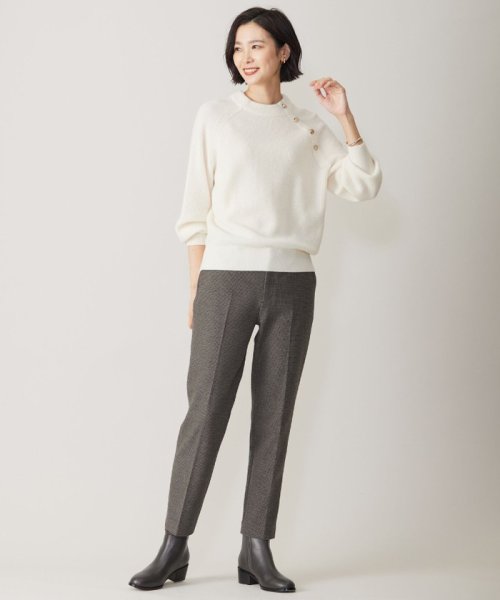 J.PRESS LADIES（LARGE SIZE）(J．プレス　レディス（大きいサイズ）)/【洗える】チェルビック チェック テーパード パンツ/img09