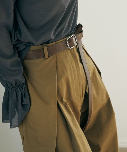 marjour(マージュール)/SLIM BUCKLE LONG BELT/img02