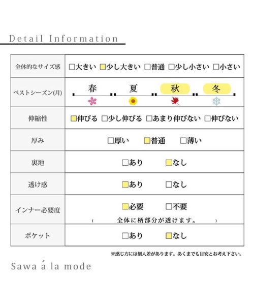 Sawa a la mode(サワアラモード)/きらっとスパンコール光るニットトップス/img30