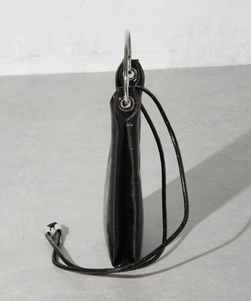 ADD CULUMN/ARCHI － THIN CROCO S ADD CULUMN/TURN CULUMN アドカラム CULUMNのARCHIシリーズのショルダーバッグ ONE CULUMN/PUFF