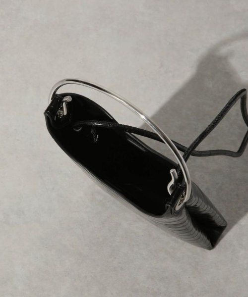 ADD CULUMN/ARCHI － THIN CROCO S ADD CULUMN/TURN CULUMN アドカラム CULUMNのARCHIシリーズのショルダーバッグ ONE CULUMN/PUFF