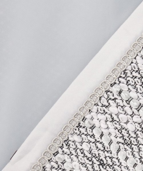 【セットアップ対応】カラミツイードノーカラー ジャケット 