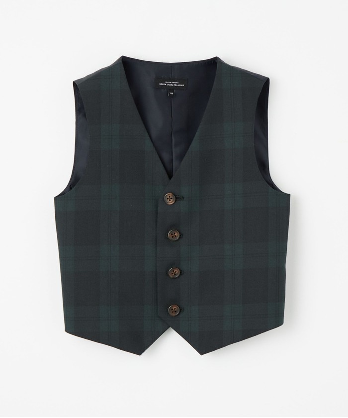 green label relaxing T/W ブラックウォッチスーツセット