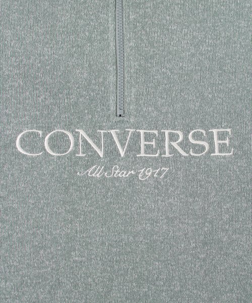 CONVERSE(コンバース)/【CONVERSE/コンバース】ニットフリース衿裏ボアハーフＺＩＰプルオーバー/img09