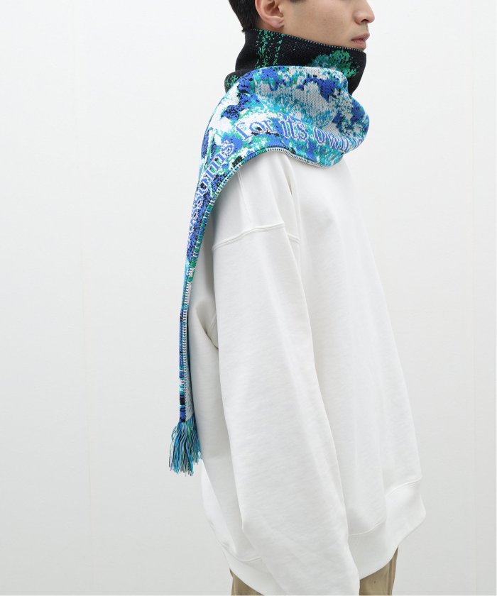 Montmartre New York Blue Oeil Scarf ストール Blue oeil scarf-ブルーオイユスカーフ-MONTMARTRE NEW YORK