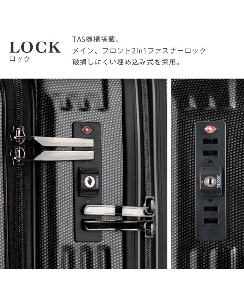 ワイズリー スパーク スーツケース 機内持込み 38L フロントオープン ストッパー 軽量 Sサイズ wise:ly 338－2450 wise ｜約