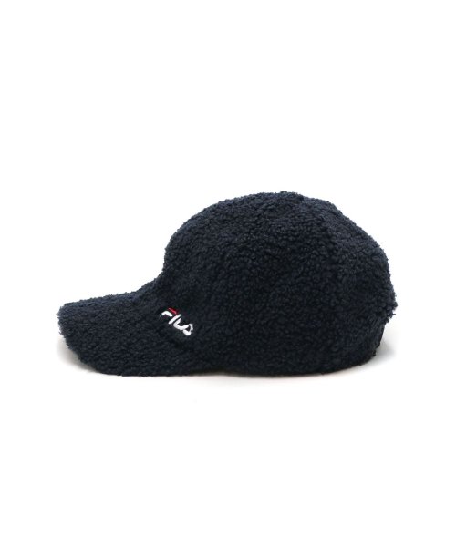 FILA(フィラ)/フィラ キャップ FILA ブランド 冬 冬用 秋冬 帽子 柔らかい おしゃれ ボア 黒 アメカジ  FLW BOA CAP 234－013201/img05