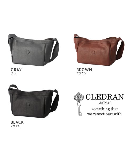 CLEDRAN(クレドラン)/クレドラン バッグ ショルダーバッグ レディース ブランド レザー 本革 斜めがけ 大きめ 日本製 CLEDRAN CL3593/img02