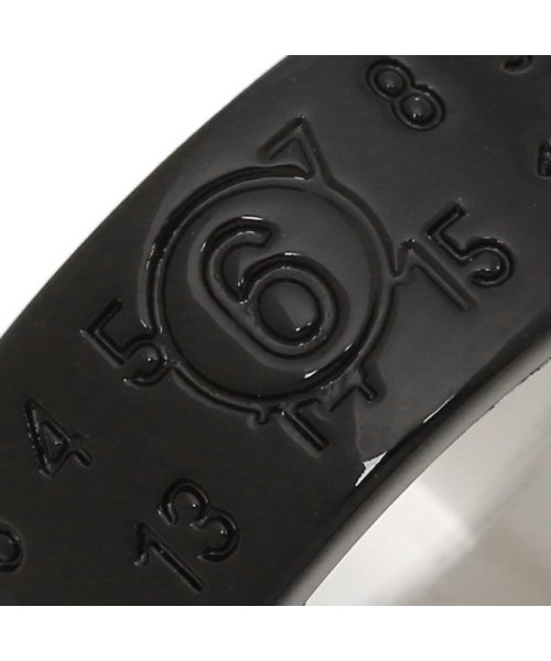 エムエムシックス メゾンマルジェラ 指輪 リング ブラック ユニセックス MM6 Maison Margiela SM7UQ0044 SV0310 961 メゾンマルジェラ MM6 Maison Margiela POLISHED エムエムシックス 指輪 リング ブラック ユニセックス SM7UQ0044 SV0310 PALLADIO