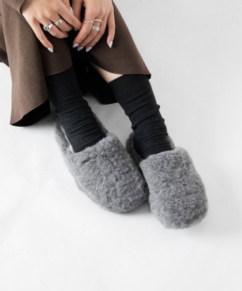 Coldbreaker(コールドブレーカー)/コールドブレーカー ルームシューズ  BASICSlippers No Heel COLDBREAKER スリッパ レディース シューズ ウール ベーシック 室/img07