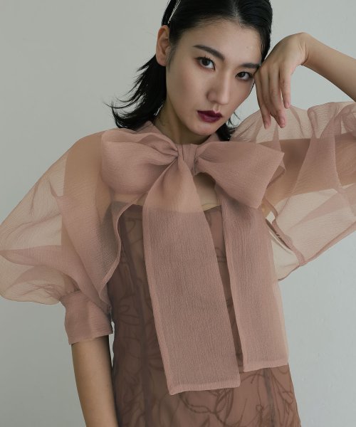 ボウタイボレロセットドレス 二次会 食事会 セレモニー 発表会