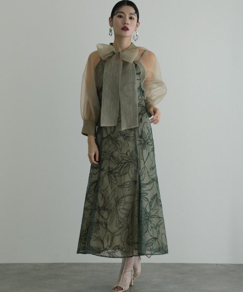 ボウタイボレロセットドレス 二次会 食事会 セレモニー 発表会