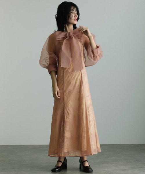 ボウタイボレロセットドレス 二次会 食事会 セレモニー 発表会