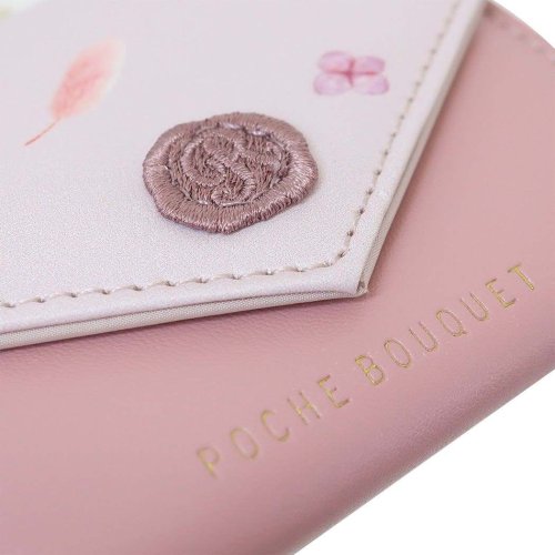 ポシェブーケ ミニウォレット ミニ財布 がまぐち三つ折り ピンク クーリア コンパクト おしゃれ かわいい グッズ 人気・おすすめ｜使いやすい・旅行におすすめ 品質保証 全国発送 日本国内発送・最短翌日お届け