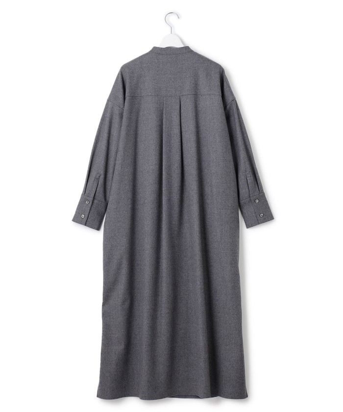 【ナーニ】完売品　【SACRA】ウィンシークロス シャツワンピース　グレー SACRA】ウィンシークロス ワンピース(505782162)｜阪急百貨店公式通販