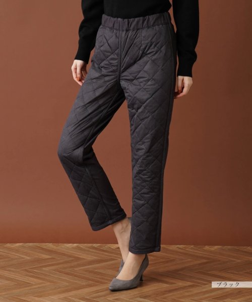 【あったか素材】洗えるリバーシブルパンツ 