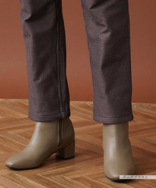 【あったか素材】洗えるリバーシブルパンツ 