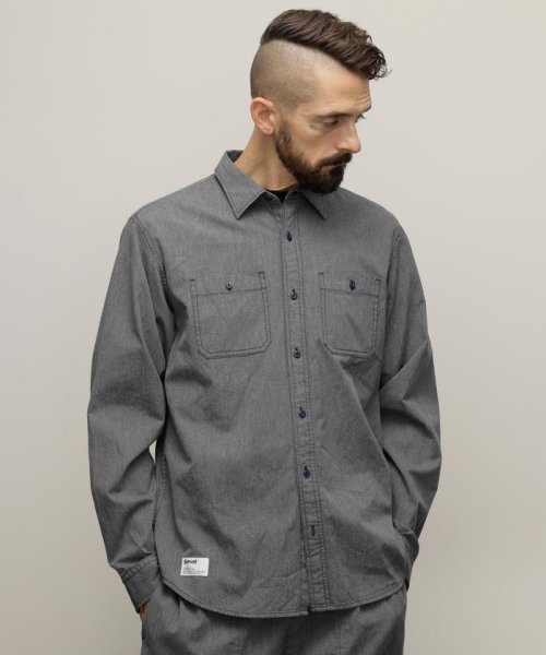 Schott(ショット)/COTTON COVERT LS SHIRT/コットン コバート ロングスリーブシャツ/img11