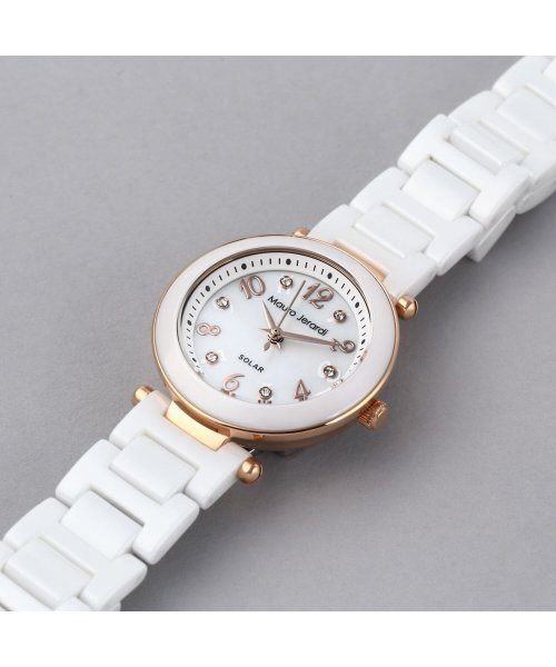 Mauro Jerardi(マウロジェラルディ) 腕時計 ソーラー セラミック 