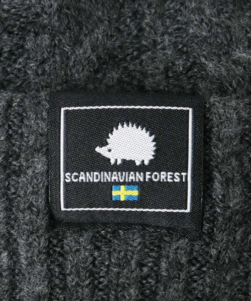 SCANDINAVIAN FOREST(スカンジナビアンフォレスト)/スカンジナビアンフォレスト リバーシブル ニット帽 ケーブル編み リブ編み 秋 冬 防寒 おしゃれ かわいい ハリネズミ/img09