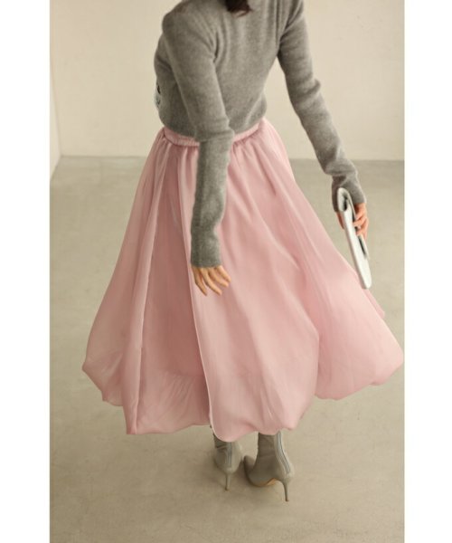 CAWAII(カワイイ)/グロスベールのバルーン裾ロングスカート/img07