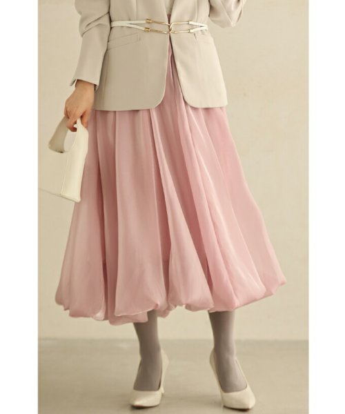 CAWAII(カワイイ)/グロスベールのバルーン裾ロングスカート/img16