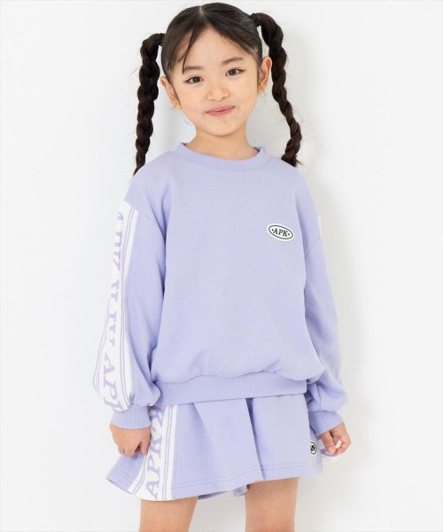 ANAP KIDS(アナップキッズ)/袖 ライン ロゴ 裏毛 スウェット トレーナー トップス/img11