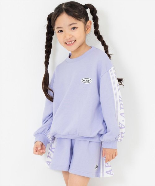 ANAP KIDS(アナップキッズ)/袖 ライン ロゴ 裏毛 スウェット トレーナー トップス/img13