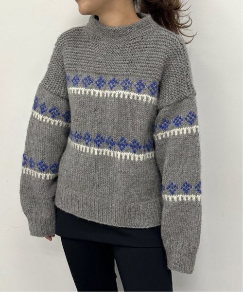 U by Spick&Span(ユーバイ　スピック＆スパン)/【NEPAL HAND KNIT/ネパールハンドニット】別注ジャガードニットプルオーバー/img01