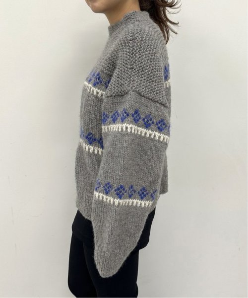 U by Spick&Span(ユーバイ　スピック＆スパン)/【NEPAL HAND KNIT/ネパールハンドニット】別注ジャガードニットプルオーバー/img05