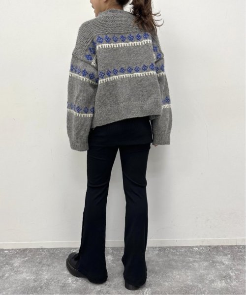 U by Spick&Span(ユーバイ　スピック＆スパン)/【NEPAL HAND KNIT/ネパールハンドニット】別注ジャガードニットプルオーバー/img10